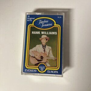 Vintage Hank Williams 16 Hits 1986 Cassette